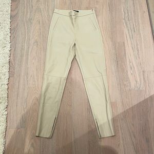 ZARA faux leather pants